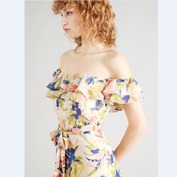 Lauren Ralph Lauren Floral Off-Shoulder Maxi Dress - Picture 4 of 16